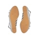 thumbnail image 5 of Sandalias de tacón corrido y plataforma con diseño de nudo con diamantes y correa ajustable de unicolor para mujer, 5 of 5