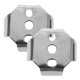 thumbnail image 3 of Silver Bath Towel Rack Replacement Accessory for Bathroom Essentials 2Pcs, 3 of 5