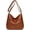 Brown, variant on CoCopeaunts Women Soft PU Leather Shoulder Handbag Fashion Crossbody Bag with Multi Pockets Hobo Tote Bag