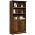 thumbnail image 5 of Pemberly Row 3-Shelf Tall Modern Engineered Wood Storage Bookcase in Walnut, 5 of 12