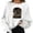White, variant on Halloween Sweatshirts For Women Crewneck Loose Spooky Season Cozy Sweaters Ghost Print Long Sleeve Pullover Tops Winter Outfits Clothes Orange M