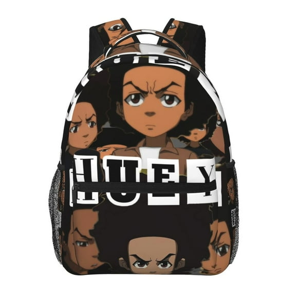 Boondocks Backpack Cute Printed Lightweight Casual Unisex Laptop Computer Bookbag School Hiking Work Business Travel Daypacks Gifts