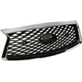 thumbnail image 3 of CAPA For 2018-2020 Q50 Grille Assembly Front Gray Plastic IN1200138C 623106HH0C, 3 of 5