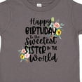 thumbnail image 4 of Inktastic Happy Birthday to the Sweetest Sister in the World Girls Toddler T-Shirt, 4 of 5