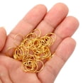 thumbnail image 5 of Uxcell 12mm/0.5" OD Chandelier Split Rings Split Circular Ring Clips Golden 400 Pack, 5 of 6