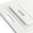 thumbnail image 5 of Martha Stewart Everyday Fayer 2 Piece Polypropylene 16in and 12in Cutting Board Set in White, 5 of 6