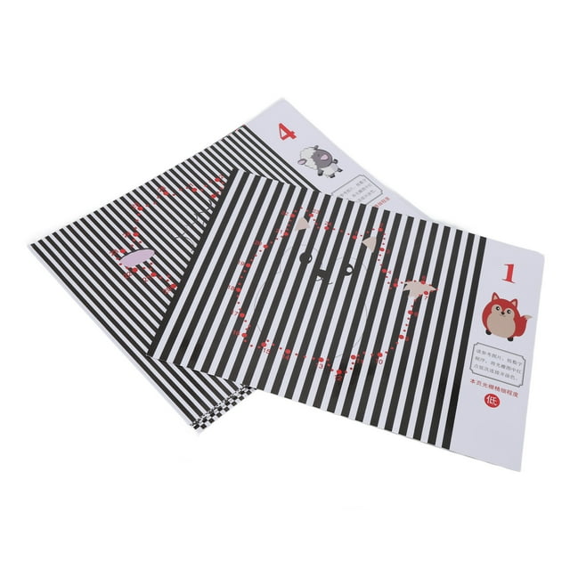 Papel De Corrección De Visión, 5 Métodos De Entrenamiento Recubrimiento De Superficie Transparente Tabla De Entrenamiento De Visión 20 Piezas Para Hospital