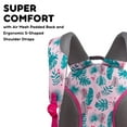 thumbnail image 4 of J World Girls Cornelia 18" Multi Compartment Laptop Backpack for School and Travel, Palm Leaves, 4 of 6