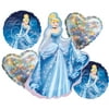 Cinderella Balloon Bouquet - Cinderella Balloons - 5 Count