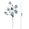 thumbnail image 2 of Yesbay Faux Columbine Flower Artificial Flowers with Bendable Stems Realistic Fake Flower Stem for Home Wedding Bouquets Decor, 2 of 8