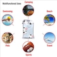 thumbnail image 6 of Kll Cute Farm Cow Microfiber Beach Towel Fast Drying,Extra Large 31.5"X63" Sand Free Beach Towel Super Lightweight Towels, 6 of 8