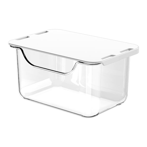 fheaev Transparent Hanging Storage Box Cabinet Punch-free Drawer Storage Box
