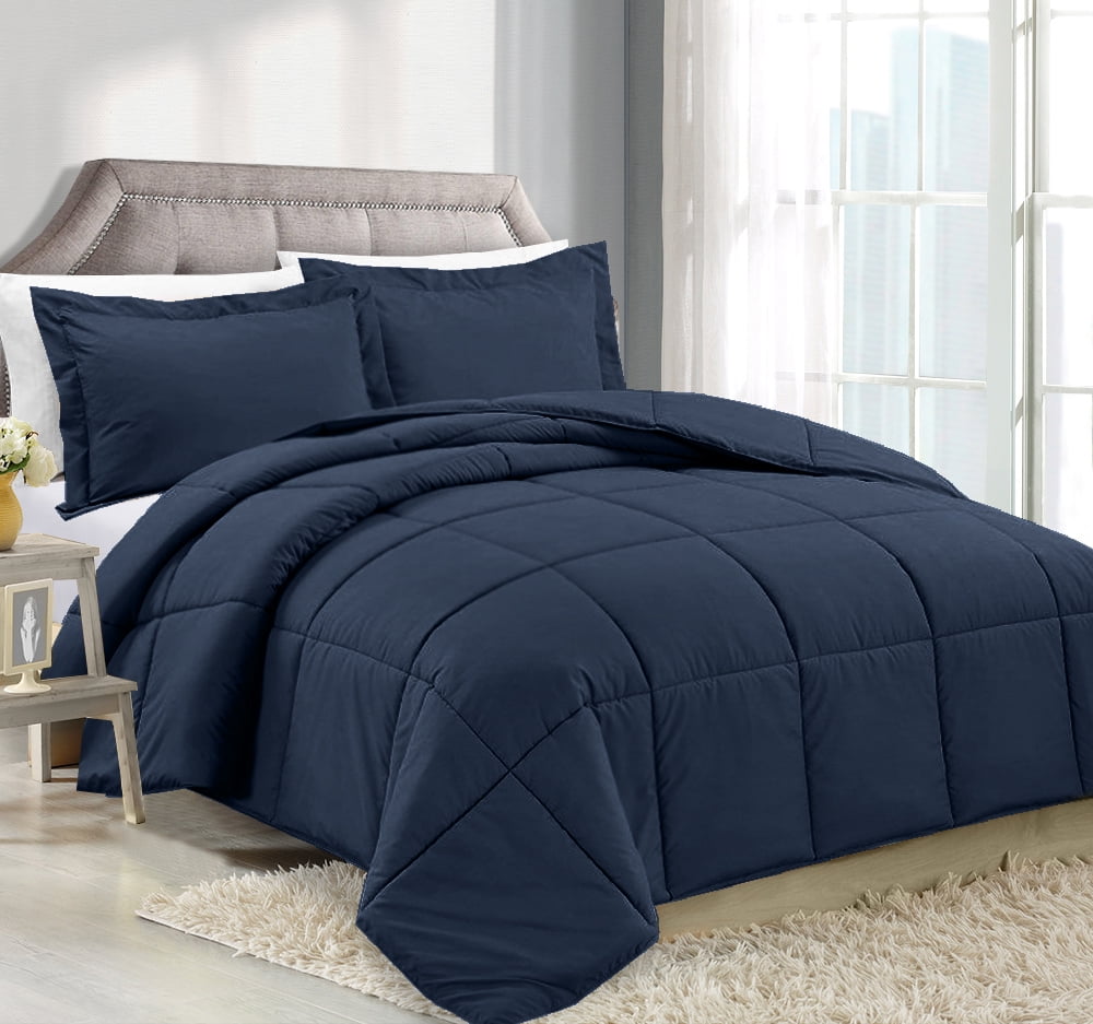 Clara Clark Luxury Down Alternative Reversible Comforter Set