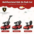 thumbnail image 2 of OLAKIDS Voiture Pousse-Pousse 3 en 1, Poussette Lamborghini sous Licence, Voiture Glissante et de Marche avec Poignée de Poussée, Musique, USB, Phare, Rangement sous le Siège, Jouet à Pousser avec les Pieds pour Enfants de 18 à 60 Mois, 2 of 9