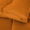 thumbnail image 5 of BNM Solid Comforter Down Alternative Bedding, King, Dusty Orange, 5 of 9