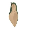 thumbnail image 4 of YDN Women Sexy Pointed Toe Booties Stiletto High Heels Ankle Boots Side Zipper Basic Winter Shoes Size 7 Dark Green, 4 of 6