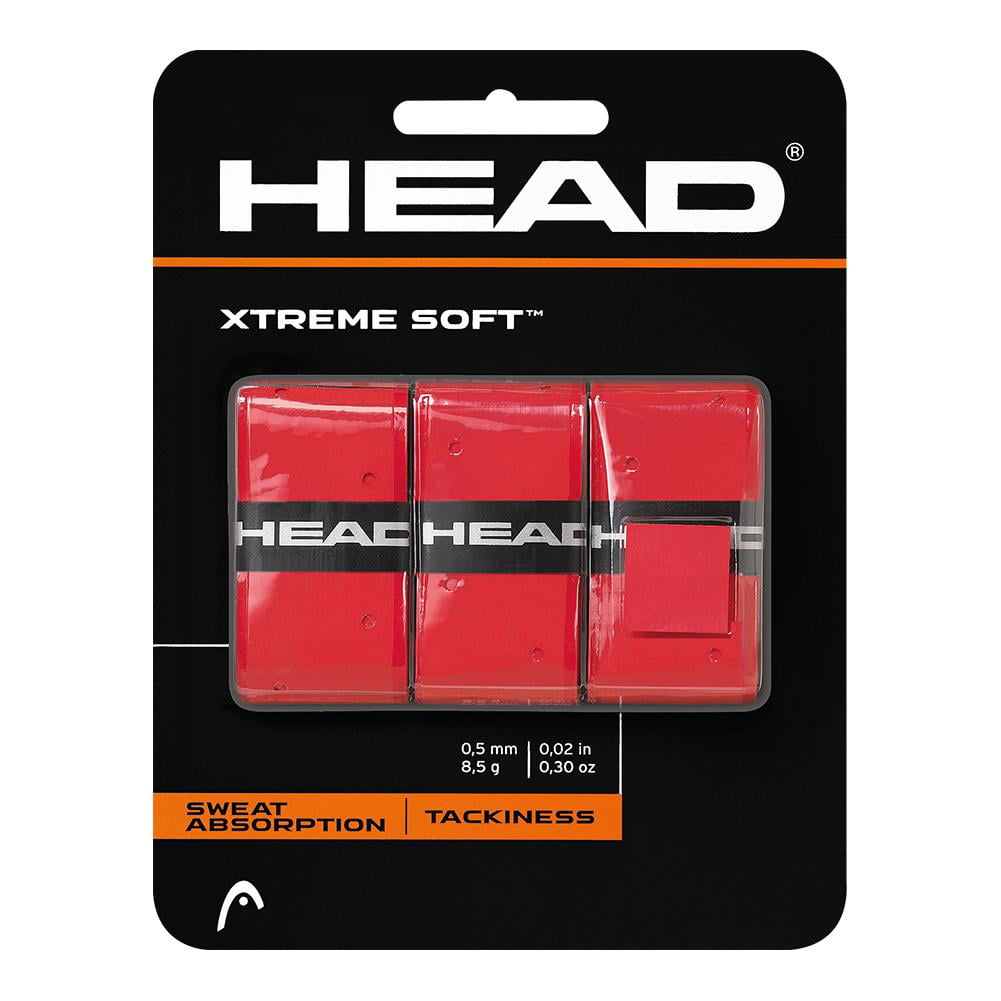 Tennis Racket Grip Tape HEAD Xtreme Soft Racquet Overgrip Pink 3-Pack 