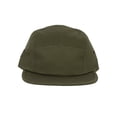 thumbnail image 2 of Top Headwear 5 Panel Hat For Men Classic Flat Bill  Baseball Cap Olive, 2 of 4
