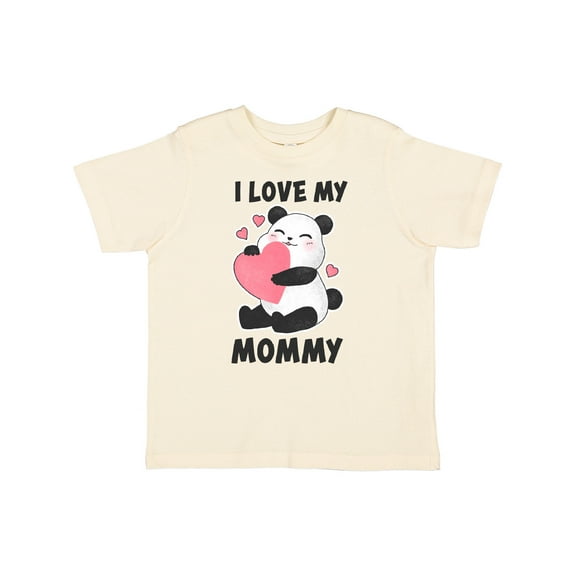 Inktastic I Love My Mommy with Panda Illustration Boys or Girls Toddler T-Shirt