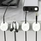 thumbnail image 5 of Organizador de cables magnético para cables de datos, 6 paquetes, hebilla de gestión de cables de escritorio, clip de cable fijo redondo, colección de cables, almacenamiento de cables para teléfonos m, 5 of 6