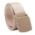 thumbnail image 3 of Cinturón de Lona para Hombre Macarena Reversible con Hebilla Deslizante 3,2 cm de An Beige, 3 of 6