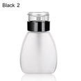thumbnail image 2 of Walbest 250ml (8.8 oz) Press Bottle Push Down Empty Pump Dispenser for Nail Polish & Makeup Remover Liquid Bottle, Leak-proof Plastic Press Pumping Empty Bottle, 2 of 7