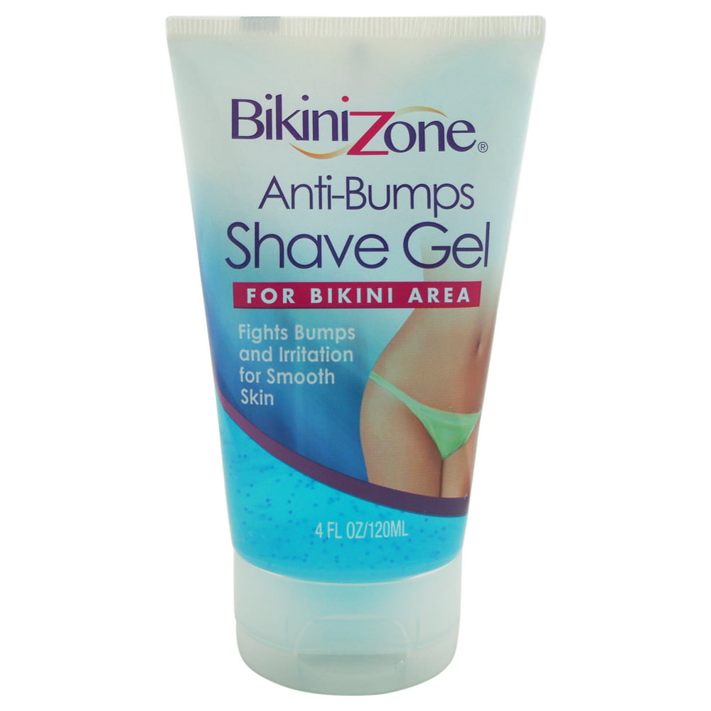 Anti-Bumps Shave Gel by Bikini Zone for Women - 4 oz Gel - Walmart.com ...