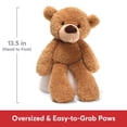 thumbnail image 3 of GUND Fuzzy Teddy Bear Stuffed Animal Plush, Beige, 13.5", 3 of 7