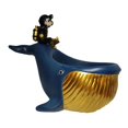 thumbnail image 1 of Bandeja de almacenamiento de cabecera de escultura de resina, caja de joyas de monedas de reloj de joyería, pieza central de decoración para hogar Whale_B Macarena bandeja de almacenamiento de llaves de escritorio, 1 of 4
