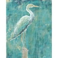 thumbnail image 3 of Schlabach, Sue 20x24 Black Modern Framed Museum Art Print Titled - Coastal Egret I Dark, 3 of 5