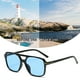 thumbnail image 4 of Gafas de sol cuadradas en forma de T retras de moda de gafas de sol de doble haz, hechas de PC, 4 of 5