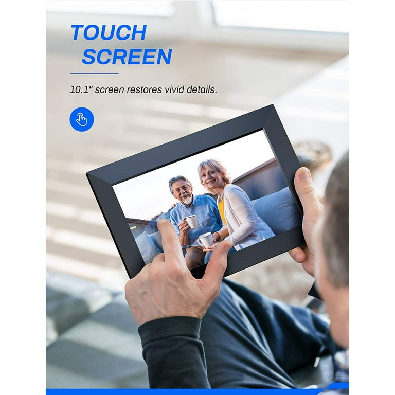 XORO 11 inch WiFi digitale fotolijst, 1280 x 800 HD IPS touchscreen, 16