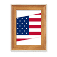 thumbnail image 1 of Pennsylvania America Map Stars Stripes Flag Desktop Wooden Photo Frame Display Picture Art Painting Multiple Sets, 1 of 3