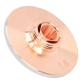 thumbnail image 1 of Cutting Machine Head,  Nozzle 11mm Thread  Plated Copper High Hardness Dual Optical Fibre  For Working 1.6mm / 0.06in Aperture, 1 of 8