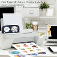 thumbnail image 3 of FungLam Shipping Labels, White, 8-1/2" x 11", for Laser & Inkjet Printers (500 Labels), 3 of 6