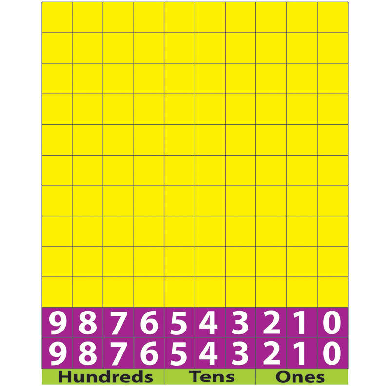 Ashley Productions ASH11303 Math Die Cut Magnets Base Ten - Walmart.com
