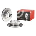 thumbnail image 1 of Convient 2003-2003 Dodge Sprinter 2500 Brembo Rotor de Frein 09961824C02 Ventilé; Design en une Pièce; Motif de Boulon de Roue 5 x 130 Millimètres; Diamètre Intérieur de Chapeau de 156.3 Millimètres; Diamètre de Moyeu de 85 Millimètres, 1 of 2