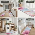 thumbnail image 5 of Gilded Floral Watercolor Pattern Kitchen Rugs Sets Of 3,Kitchen Runner Rugs Non Skid Washable,Decorative Kitchen Floor Mats for Kitchen,Sink,Laundry,17"x30"+ 17"x47" + 17"x59", 5 of 6