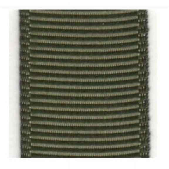 25 in. Grosgrain Ribbon 100 Yards - Olive Drab
