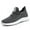 Black, variant on Men Sneakers Breathable Mesh lightweight Lace-up Woman Running Athletic Tennis Walking Shoes Gray Size 6.5