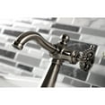 thumbnail image 4 of Kingston Brass KS354CGVN Fuller One-Handle Single-Hole Bathroom Faucet with Push Pop-Up Drain, Black Stainless, 4 of 7