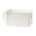thumbnail image 4 of Caja organizadora de almacenamiento Contenedor de almacenamiento Organización de despensa portátil con incorporado Blanco, 4 of 9