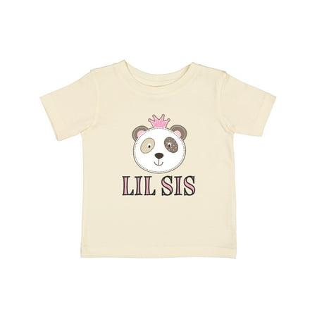 

Inktastic Little Sister Panda Lil Sis Gift Baby Girl T-Shirt