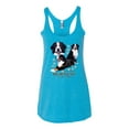 thumbnail image 2 of If It's Not a Bernese It's Just a Gift | Womens Lover Premium Tri-Blend Racerback Tank Top, Vintage Turquoise, Medium, 2 of 3