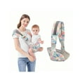 thumbnail image 3 of Baby Sling Carrier, Kind Kompakte Hüftsitz One-Shoulder Carrier Tragbare Leichte Babytrage Sling Hüfte Neugeboren Zum Kleinkind Für Säuglinge Tragen Bis 44 Lbs Ganzjahresriemen, 3 of 7