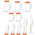 thumbnail image 2 of Raindrops Lab Beakers Set with Clear Plastic Graduated Cylinders for Liquid Measuring, Ideal for Students, 13 Pieces, 2 of 8
