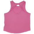 thumbnail image 2 of Juicy Couture Sport Women's Relaxed Fit Keyhole Twist Tank Fuchsia Pink XL, 2 of 7