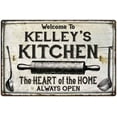 thumbnail image 1 of KELLEY'S Kitchen Farmhouse Sign 8 x 12 Matte Finish Metal 108120033453, 1 of 1