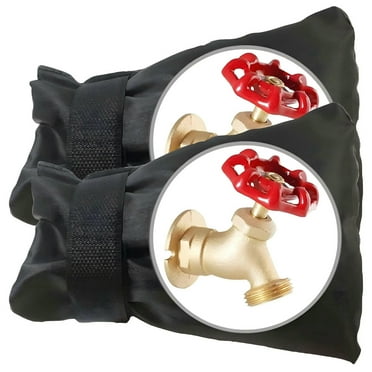 USAGREEN Outdoor Faucet Covers for Winter Freeze Protection, 2 Pack 5.9" x 7.7" x 5.9"