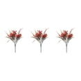 thumbnail image 1 of Advancent Ramo de flores artificiales fotografía planta ramo ornamento tallo largo artesanía plástico jardín boda decoración Type4 NO4, 1 of 6